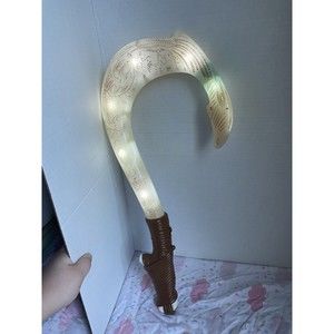 Disneys Moana Maui's Magical Fish Hook 20 Inches Sword Works Lights Sounds